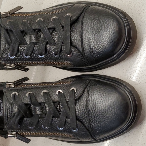 Unisex DR MARTENS leather sneakers (W10-M8) - Picture 4 of 10